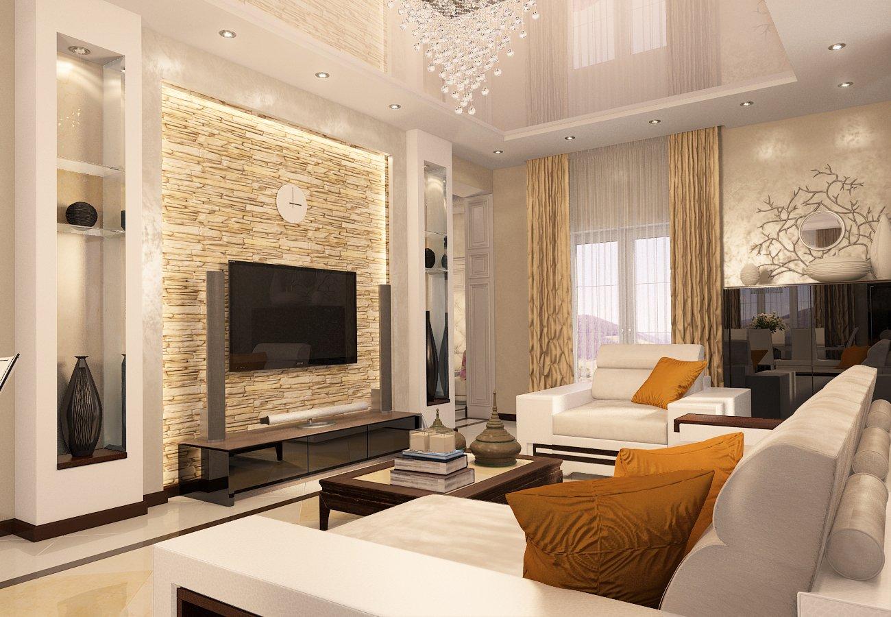 Дизайн интерьера двухкомнатной квартиры по назначению комнаты